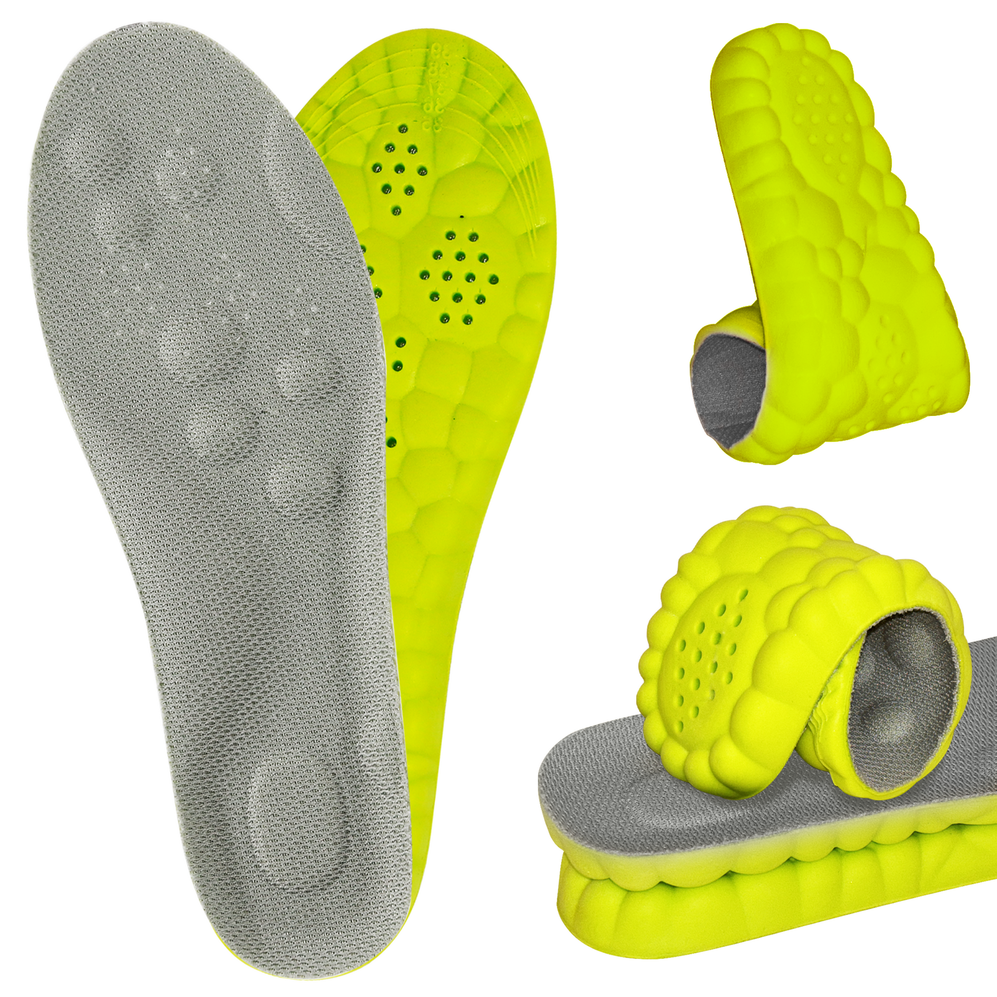 BJBXGDT 4D Cloud Insoles for Men Women