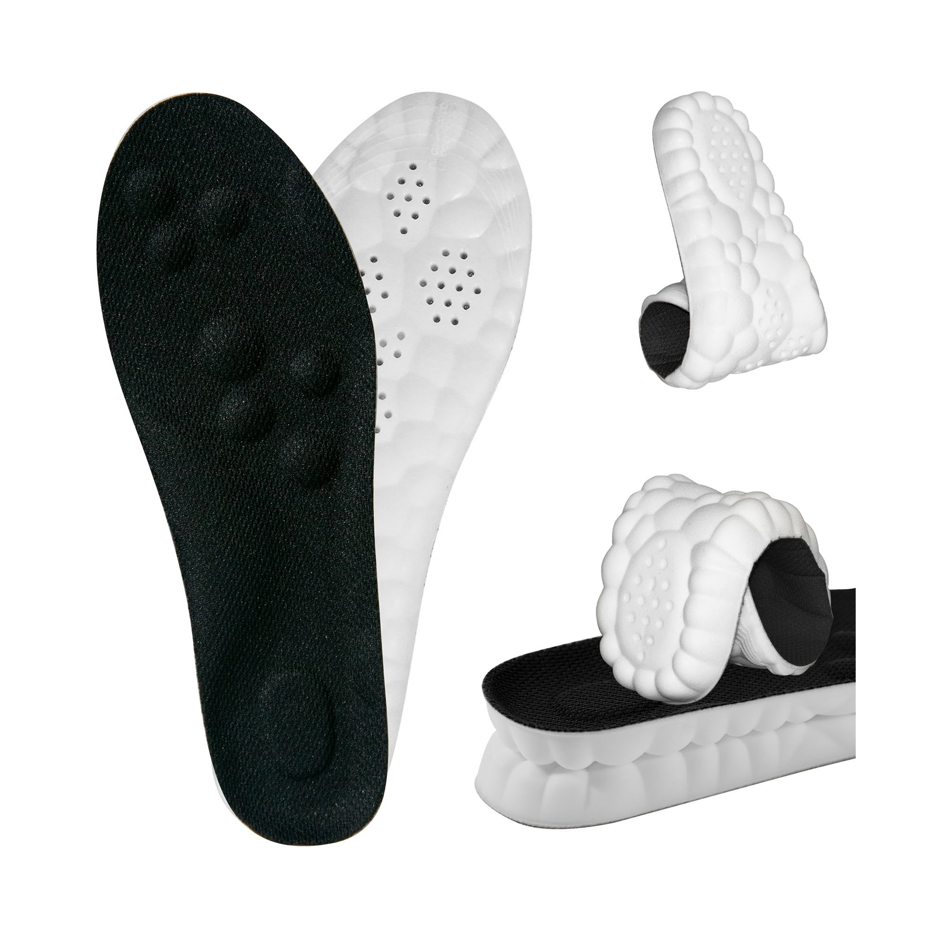 BJBXGDT 4D Cloud Insoles for Men Women