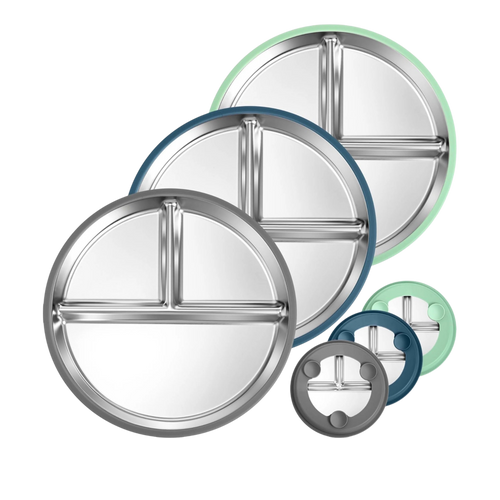 (😀Independence Day-35% OFF)Gofinoday Stainless steel baby plates