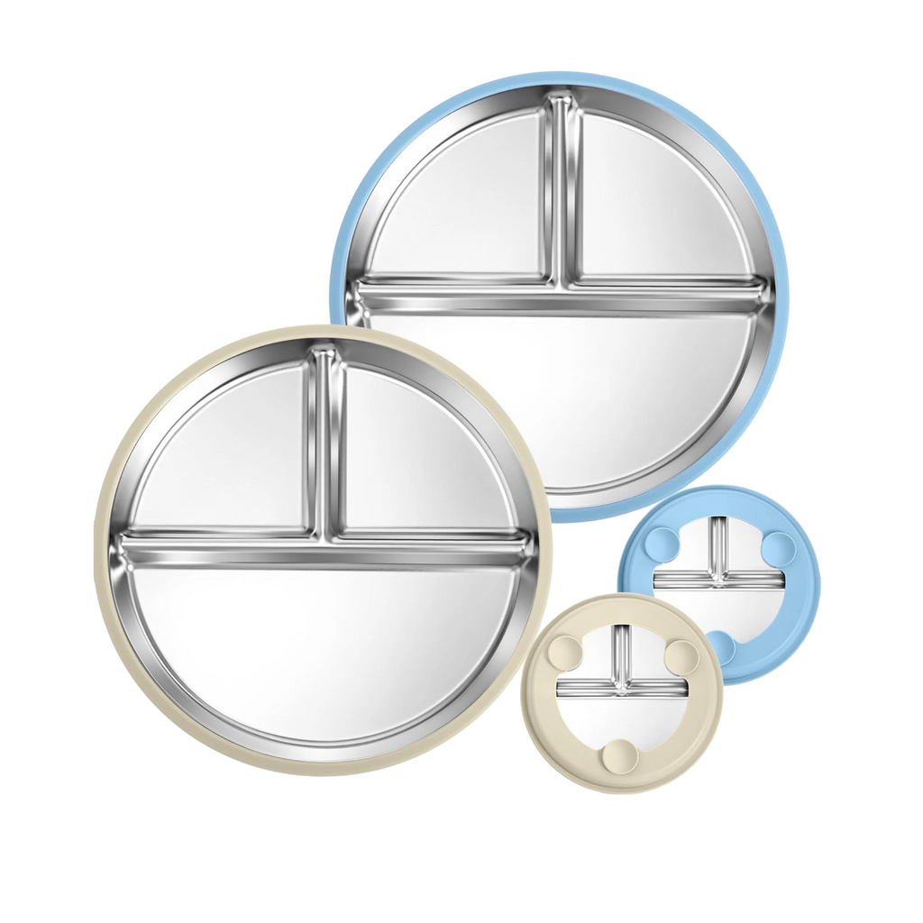 (😀Independence Day-35% OFF)Gofinoday Stainless steel baby plates
