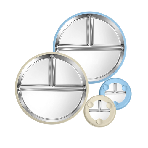 (😀Independence Day-35% OFF)Gofinoday Stainless steel baby plates